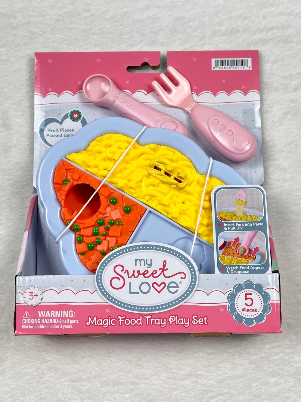 My Sweet Love Magic Food Tray Play Set Doll Accessory 5 Piece NIB